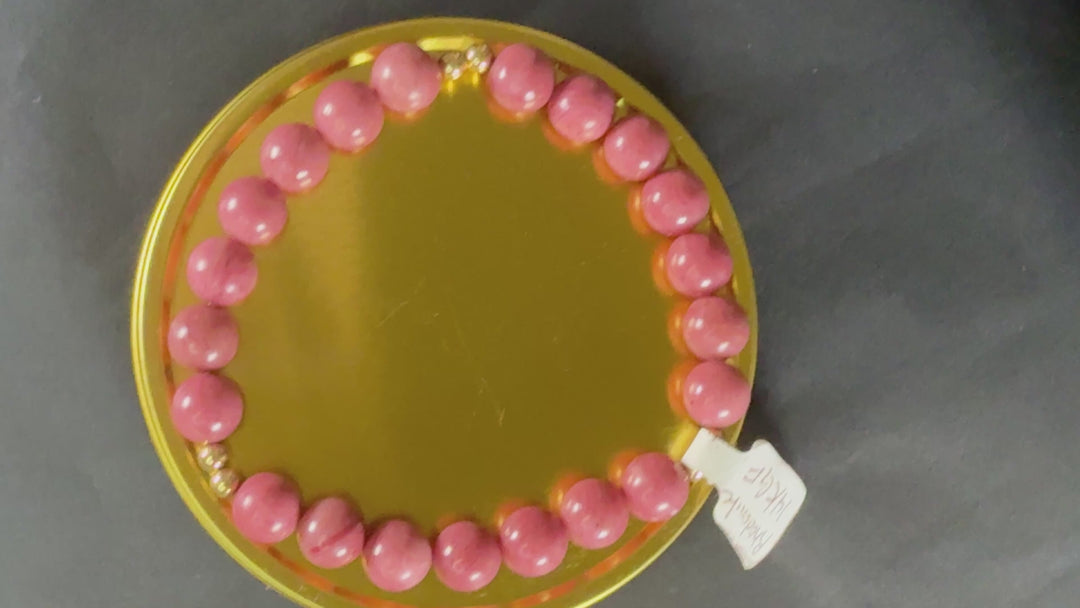 Rhodonite Crystal Bracelet