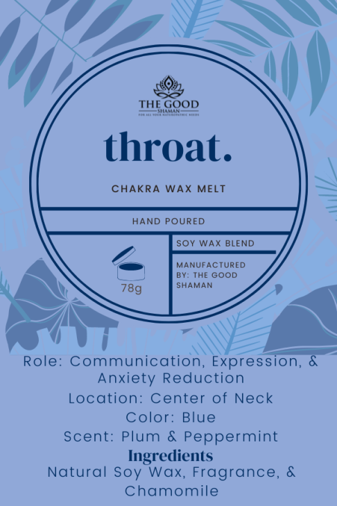 Throat Chakra – Luxe Hand-Poured Natural Soy Wax Melts