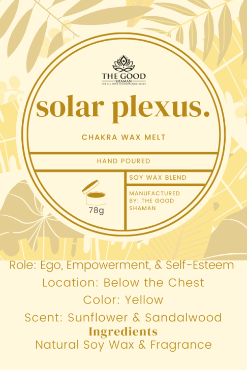 Solar Plexus – Luxe Hand-Poured Natural Soy Wax Melts