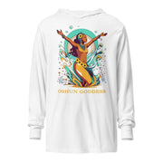 Oshun Hooded long-sleeve tee