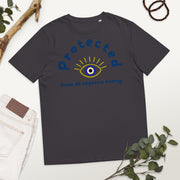 Protected - Evil  Eye Collection - Unisex organic cotton t-shirt