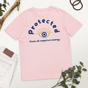 Protected - Evil  Eye Collection - Unisex organic cotton t-shirt