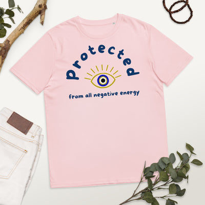 Protected - Evil  Eye Collection - Unisex organic cotton t-shirt