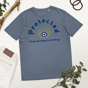 Protected - Evil  Eye Collection - Unisex organic cotton t-shirt