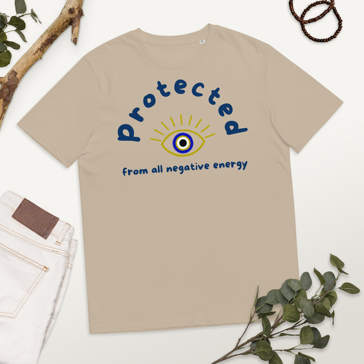 Protected - Evil  Eye Collection - Unisex organic cotton t-shirt