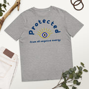 Protected - Evil  Eye Collection - Unisex organic cotton t-shirt