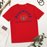 Protected - Evil  Eye Collection - Unisex organic cotton t-shirt