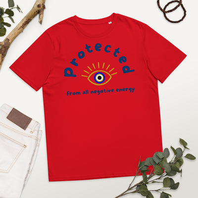 Protected - Evil  Eye Collection - Unisex organic cotton t-shirt