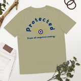 Protected - Evil  Eye Collection - Unisex organic cotton t-shirt