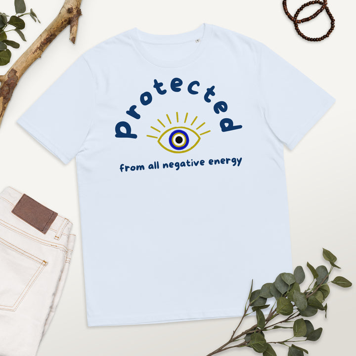 Protected - Evil  Eye Collection - Unisex organic cotton t-shirt