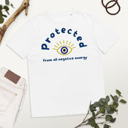 Protected - Evil  Eye Collection - Unisex organic cotton t-shirt