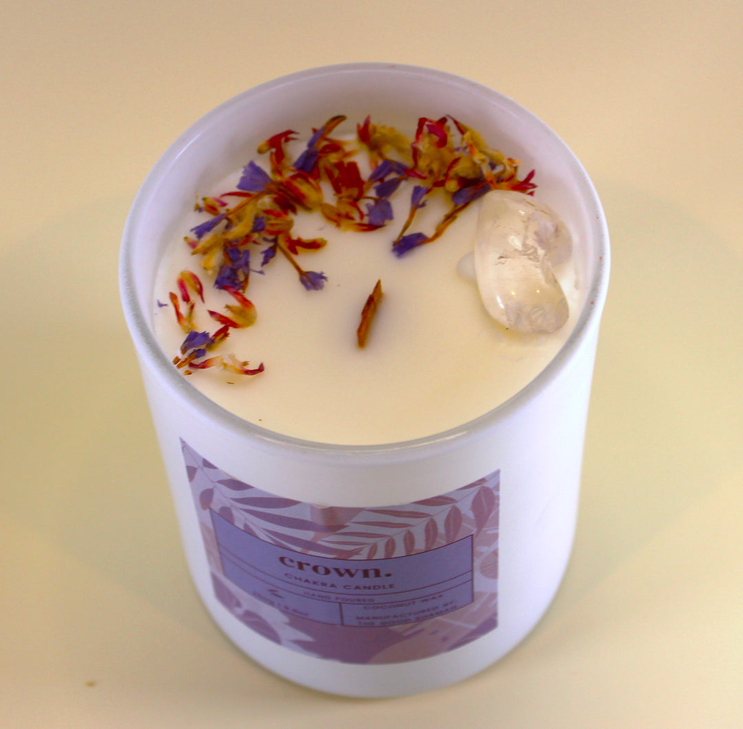 Crown Chakra Luxe Natural Coconut Wax Scented Candle