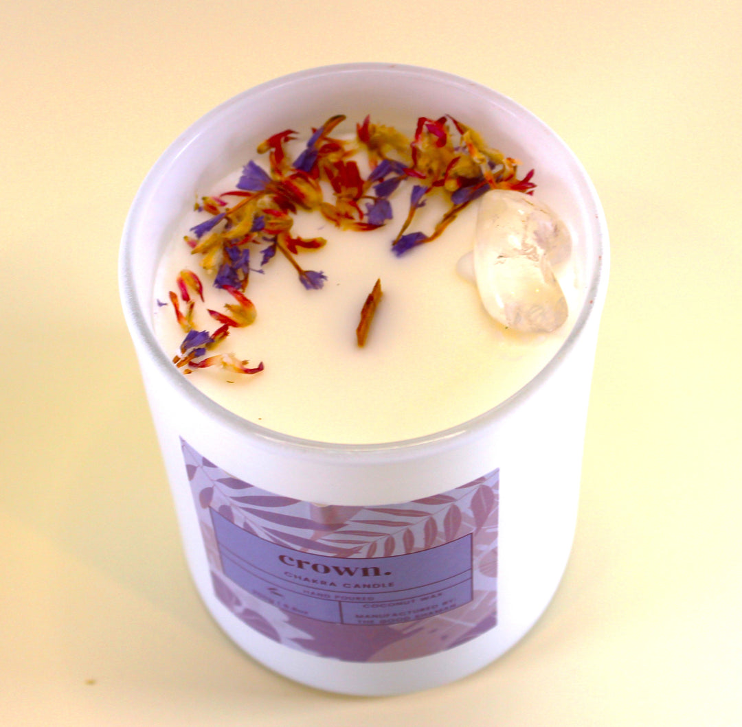 Crown Chakra Luxe Natural Coconut Wax Scented Candle