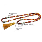Natural Obsidian and Mookaite Stone Jewelry