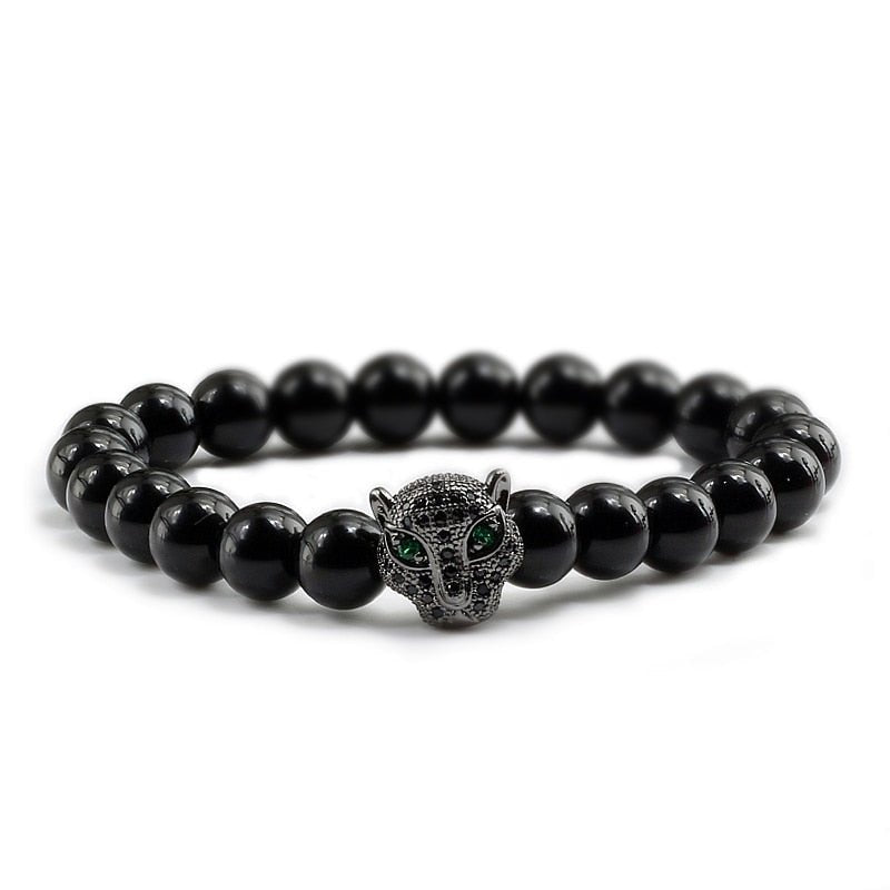 Unisex Black Lava Healing Bracelets