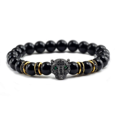Unisex Black Lava Healing Bracelets