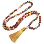 Natural Obsidian and Mookaite Stone Jewelry