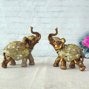 Thai Lucky Elephant Resin Statue