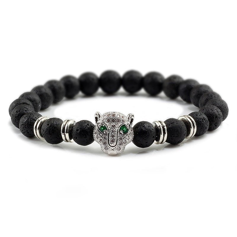Unisex Black Lava Healing Bracelets
