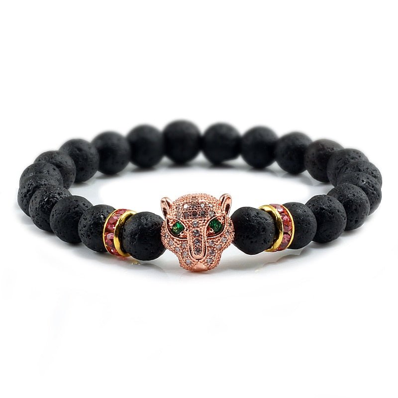 Unisex Black Lava Healing Bracelets