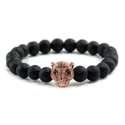 Unisex Black Lava Healing Bracelets