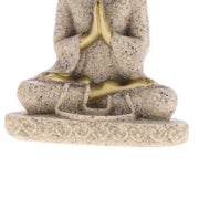 Miniature Sandstone Meditation Buddha