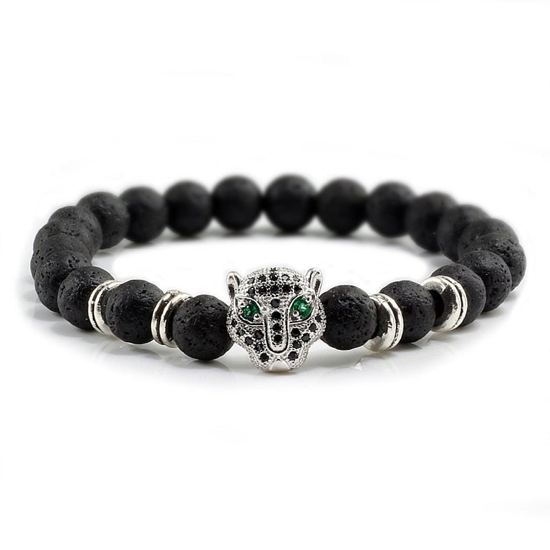 Unisex Black Lava Healing Bracelets