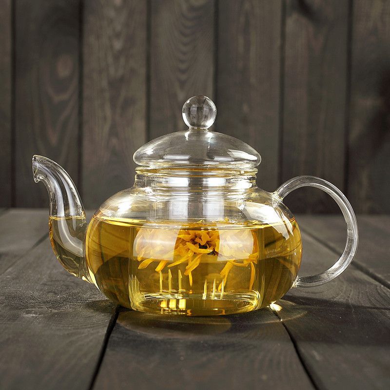 High quality Heat Resistant Glass Tea Pot & Glass Set