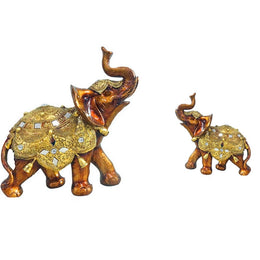 Thai Lucky Elephant Resin Statue