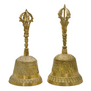 Brass Handicraft Engraved Hand Bell