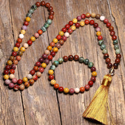 Natural Obsidian and Mookaite Stone Jewelry