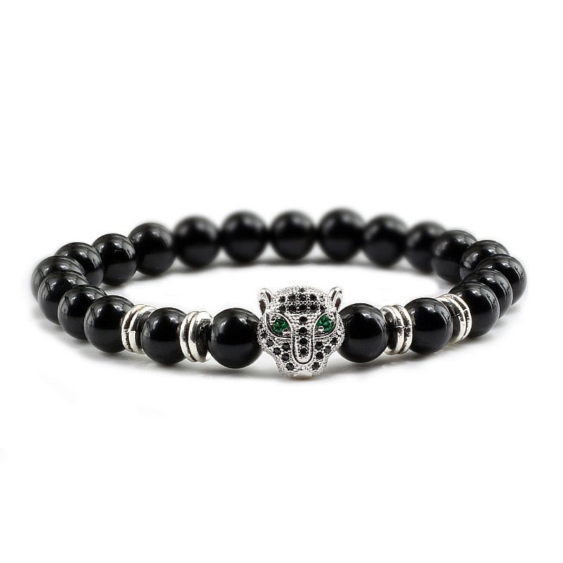 Unisex Black Lava Healing Bracelets