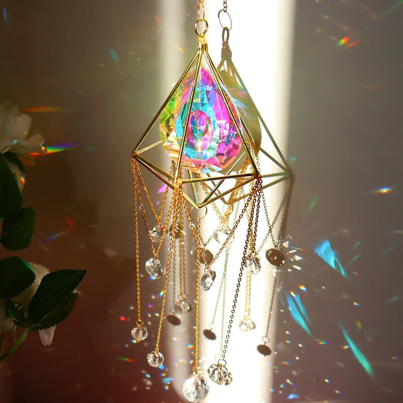 Suncatcher Crystal Glass Wind Chime
