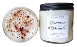 Remove Obstacles Glass Candle