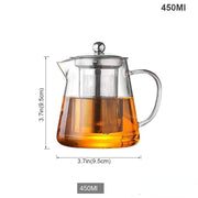 Heat Resistant Glass Infuser Pot