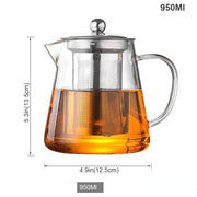 Heat Resistant Glass Infuser Pot