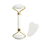 Natural Jade Roller and Guasha Anti-Aging Massager