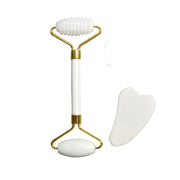 Natural Jade Roller and Guasha Anti-Aging Massager