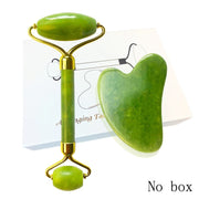 Natural Jade Roller and Guasha Anti-Aging Massager