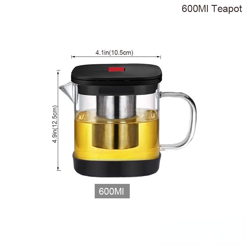 Heat Resistant Glass Infuser Pot