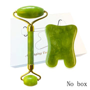 Natural Jade Roller and Guasha Anti-Aging Massager