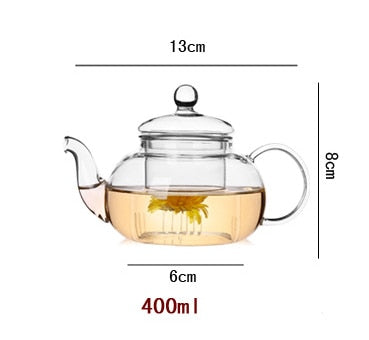 High quality Heat Resistant Glass Tea Pot & Glass Set