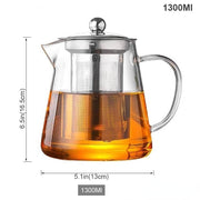 Heat Resistant Glass Infuser Pot
