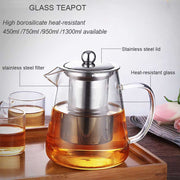 Heat Resistant Glass Infuser Pot