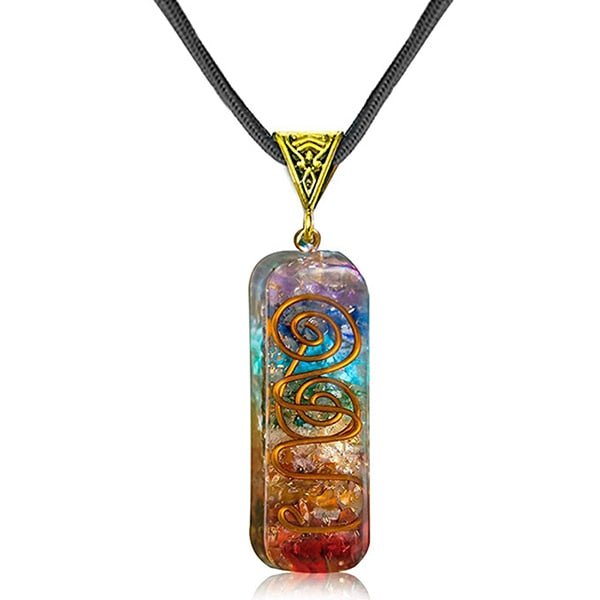 Reiki Healing 7 Chakra Orgone Necklace