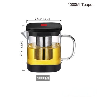 Heat Resistant Glass Infuser Pot