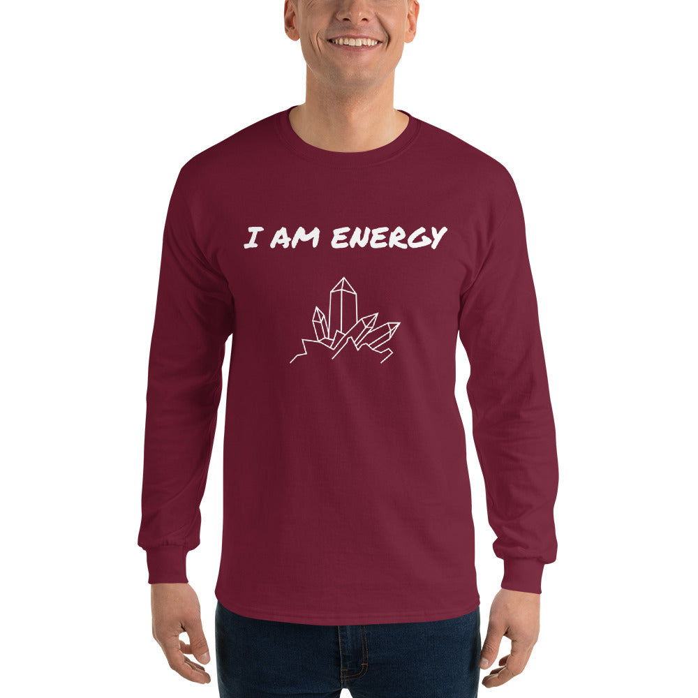 Men’s Long Sleeve | I AM ENERGY (Dark)